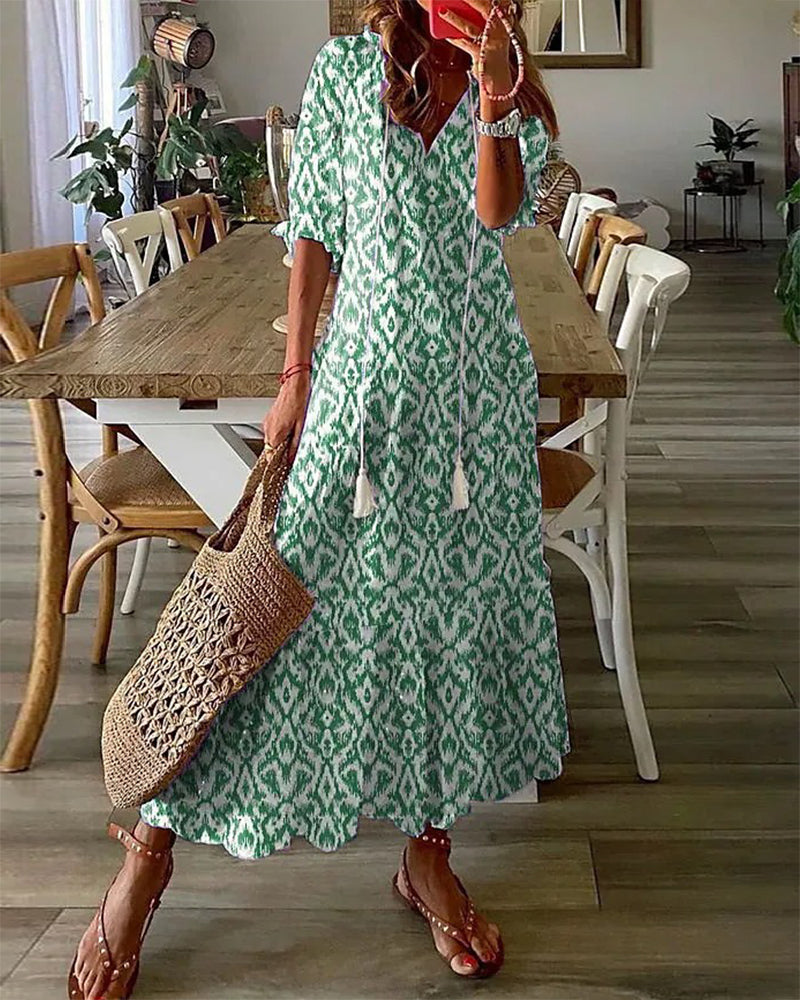 Esmie - Boho Tummy Coverage Dress