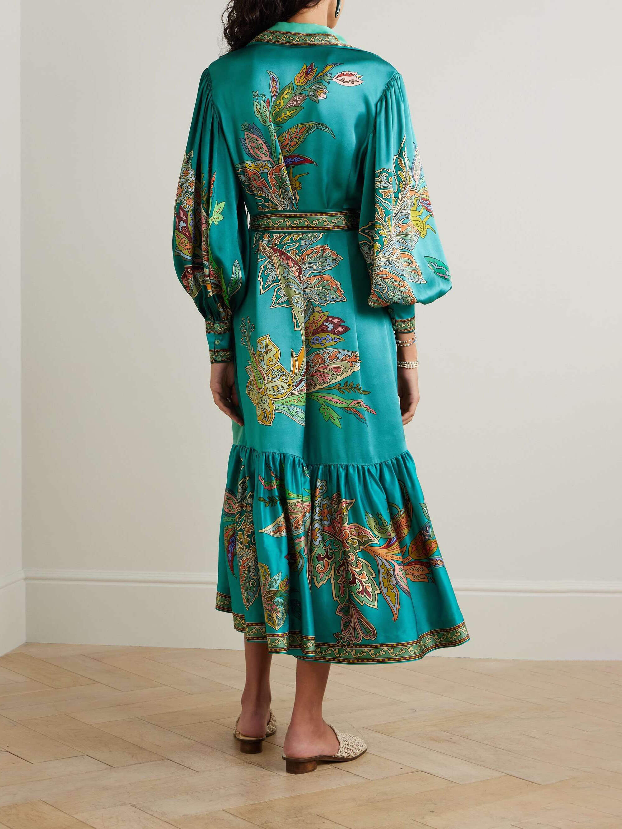 Aruchic™ - Floral Print Maxi Dress