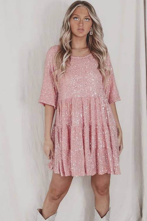 Coco - Sequin Sparkly Mini Dress