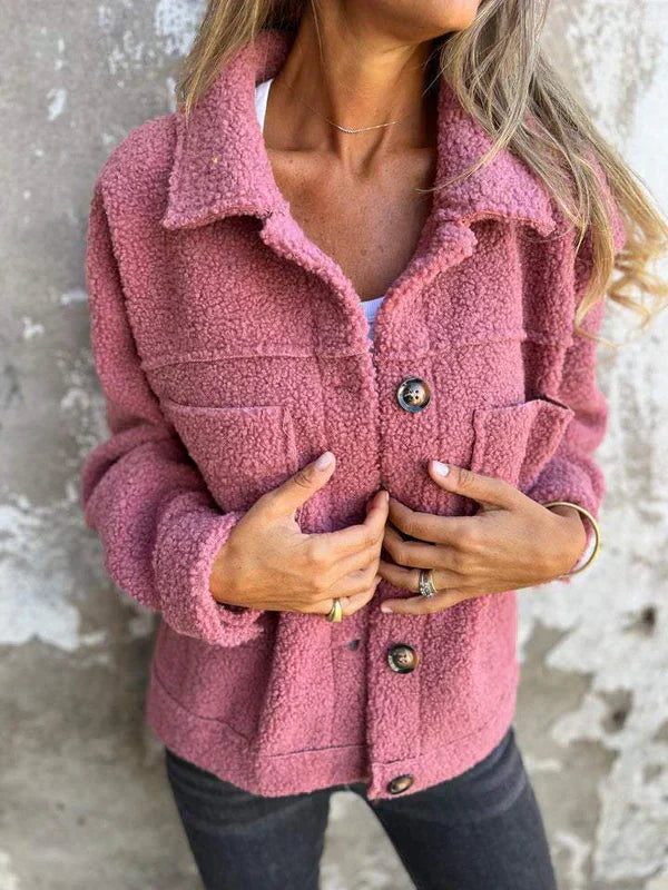 MAHLIA -  COZY SHORT SHERPA JACKET