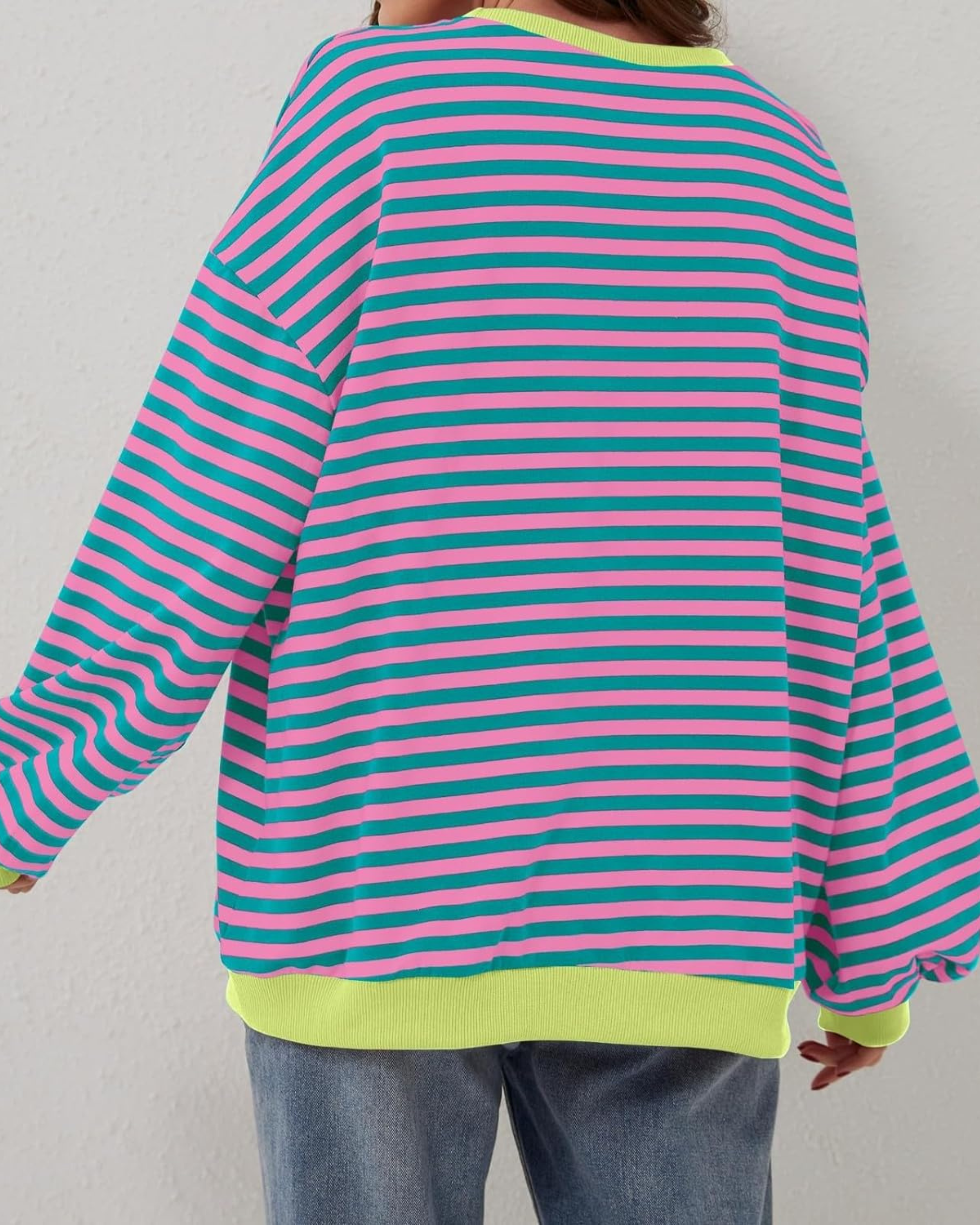 Mikayla™ | Oversized Striped Pullover