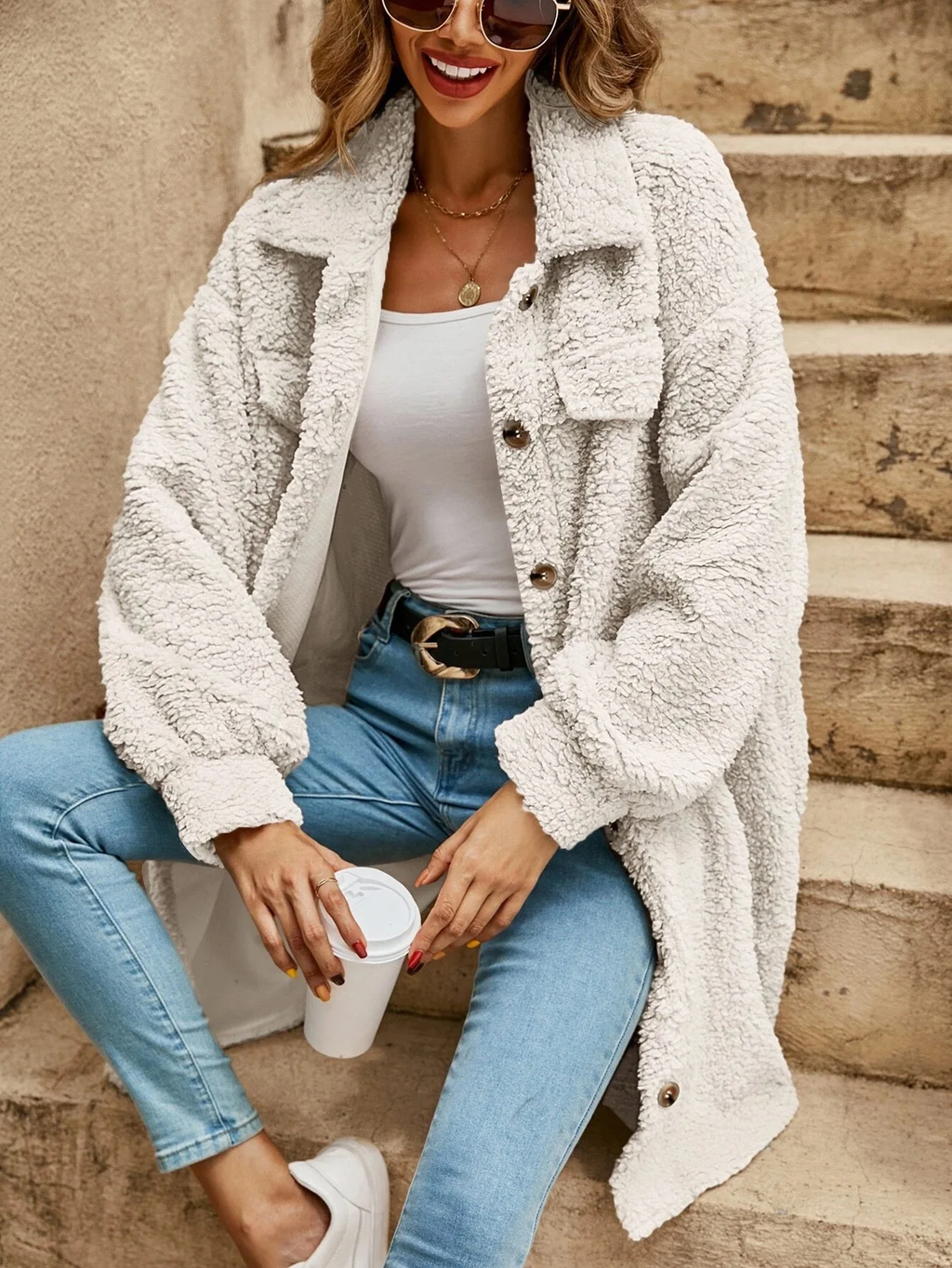 Sofia™ | Loose Casual Cardigan Office Coat