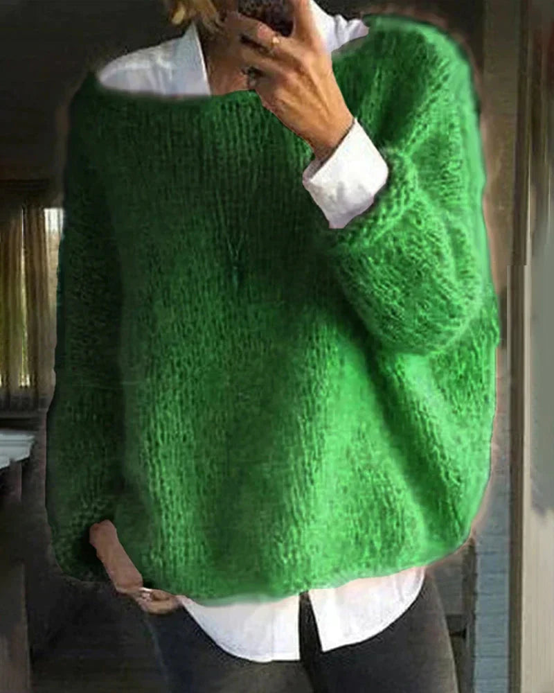 Annabel™ | Pullover in Neck Colour