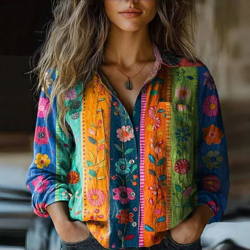 HERA I VINTAGE PRINTED BLOUSE