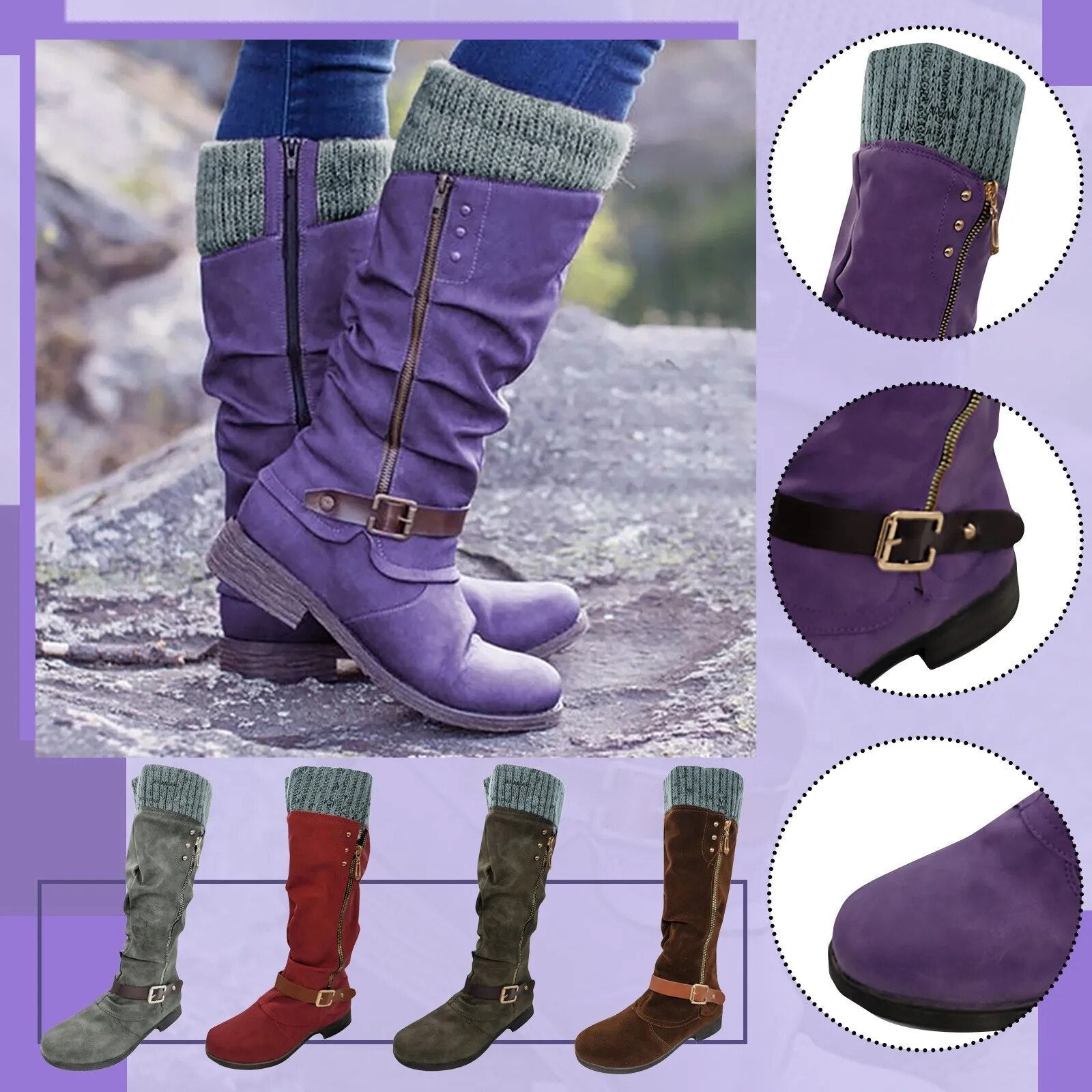 Everyday Walking Leather Boots