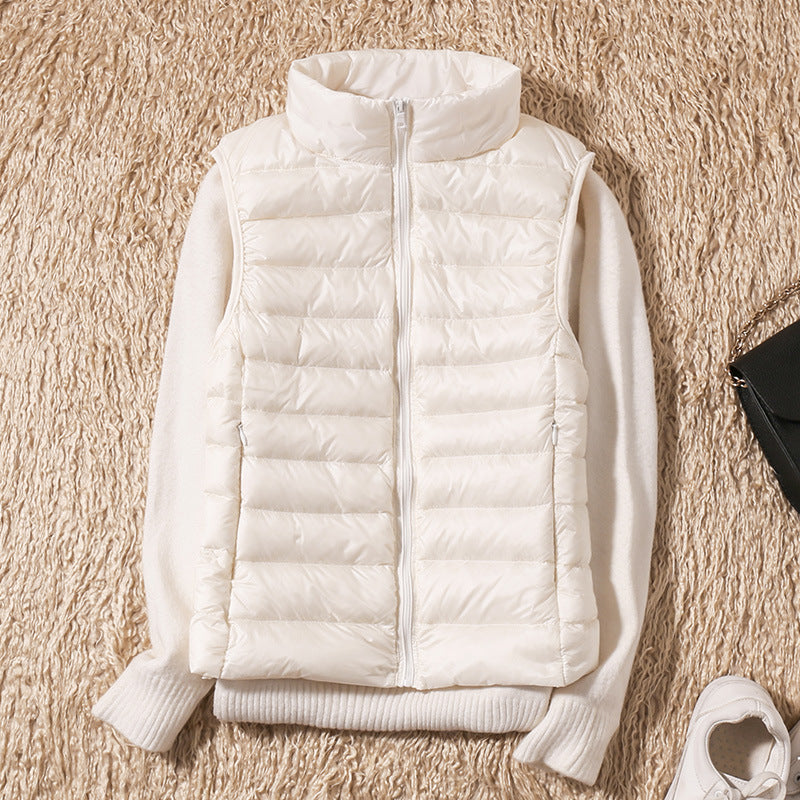 Avoralis | Eliza Lightweight Zip Puffer Vest