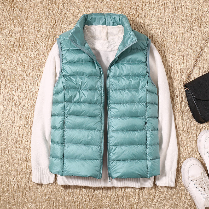 Avoralis | Eliza Lightweight Zip Puffer Vest