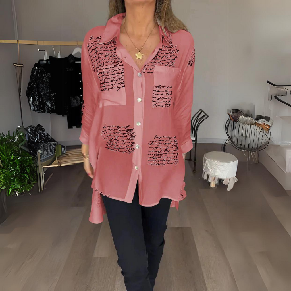 Callista™ - Handwritten Button-Up Shirt