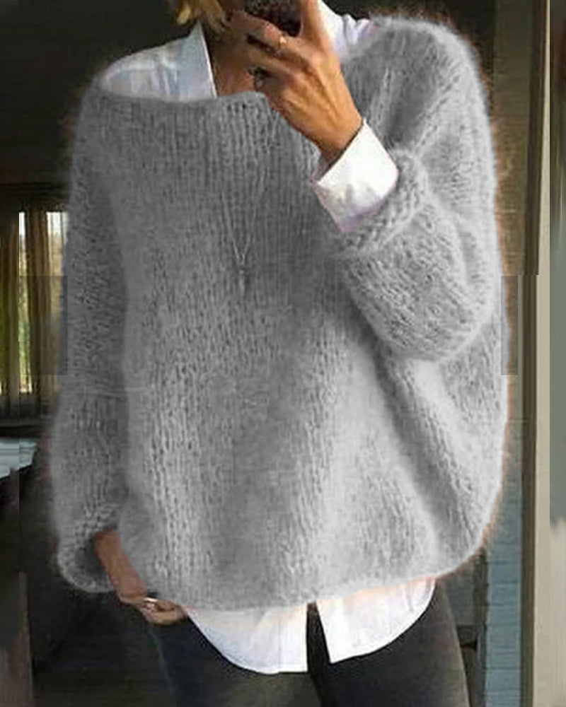 Annabel™ | Pullover in Neck Colour