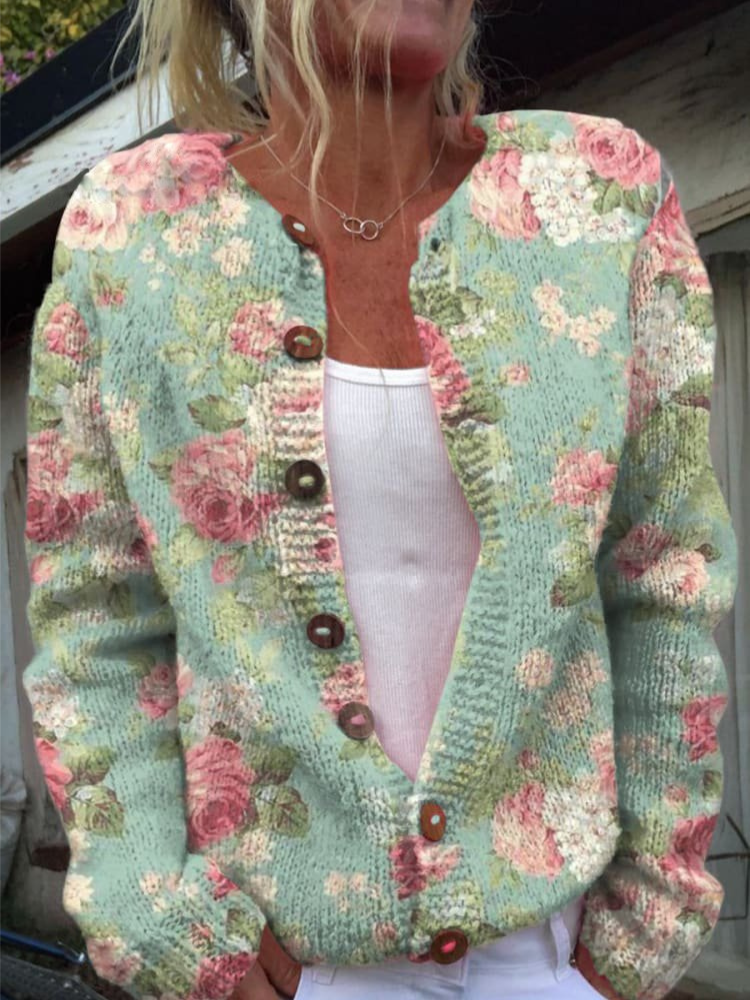 ADELINE | FLORAL CARDIGAN