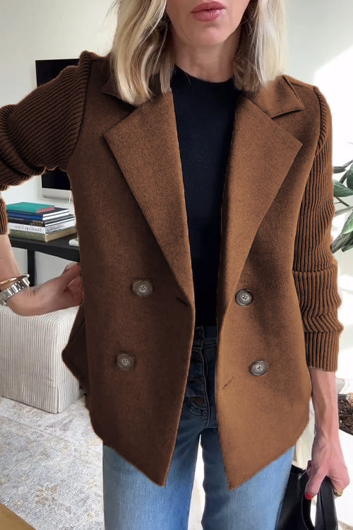 HARRIET - TIMELESS KNIT-SLEEVE BLAZER