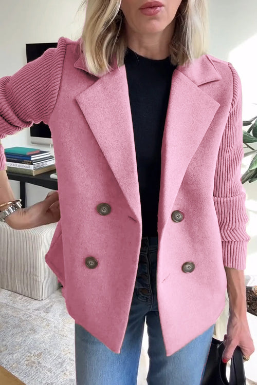 HARRIET - TIMELESS KNIT-SLEEVE BLAZER