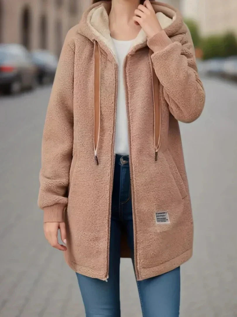 Mozie - Fleece hooded jacket