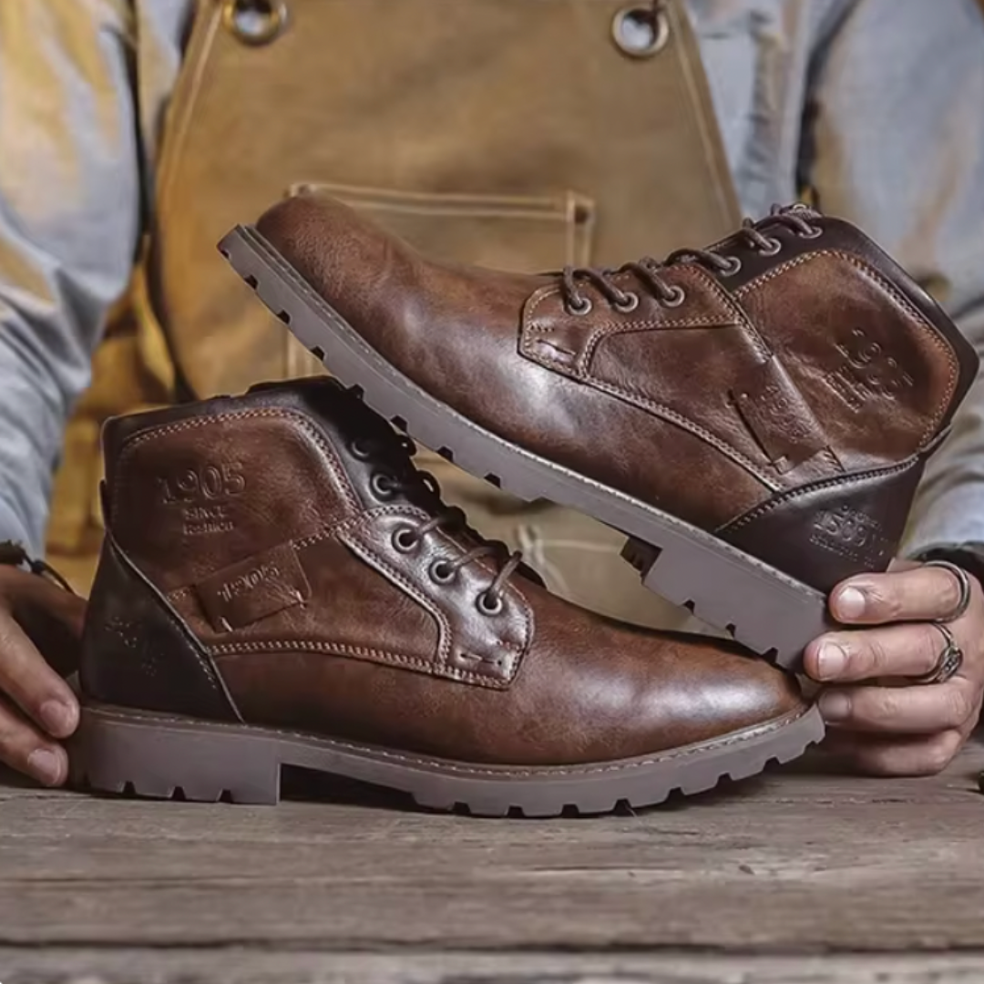 Aaron Vintage Leather Boots