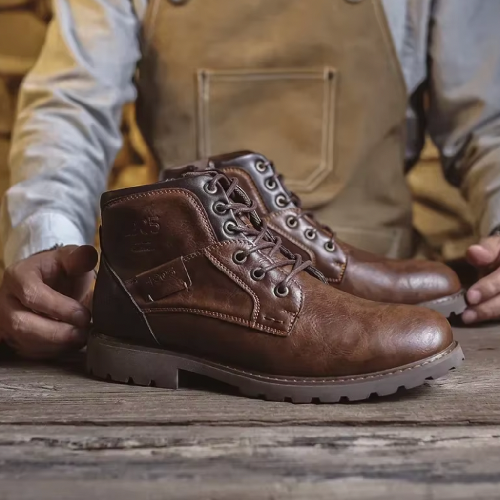 Aaron™ | Vintage Leather Men's Boots