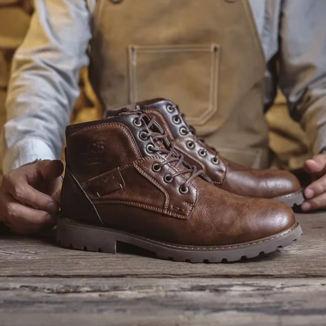 Aaron Vintage Leather Boots