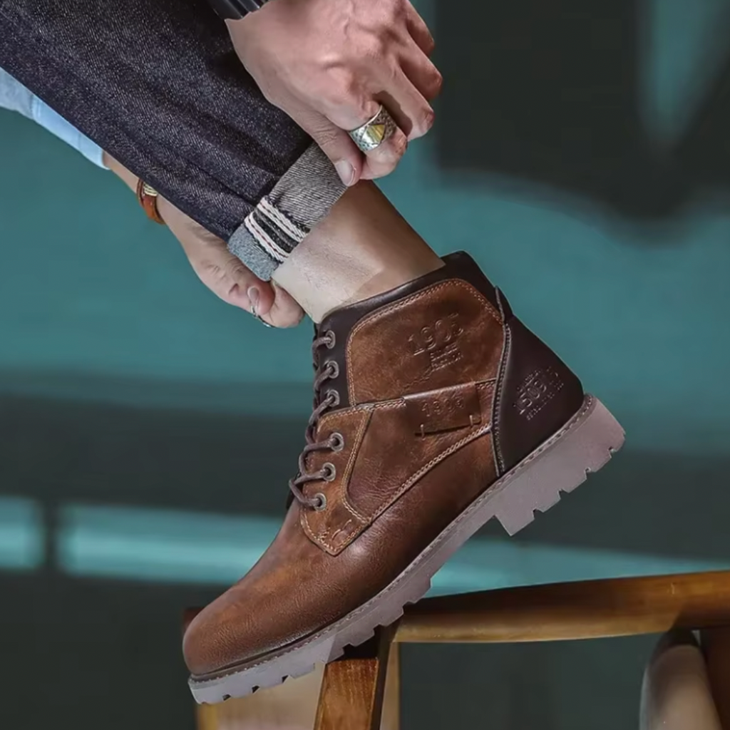 Aaron Vintage Leather Boots