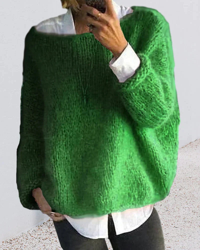Annabel™ | Pullover in Neck Colour