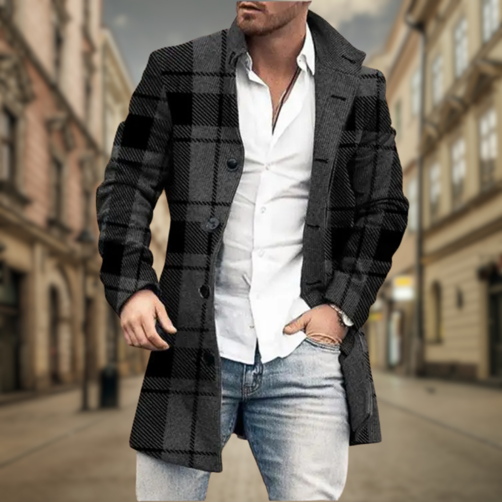 David Elegant Fall Coat