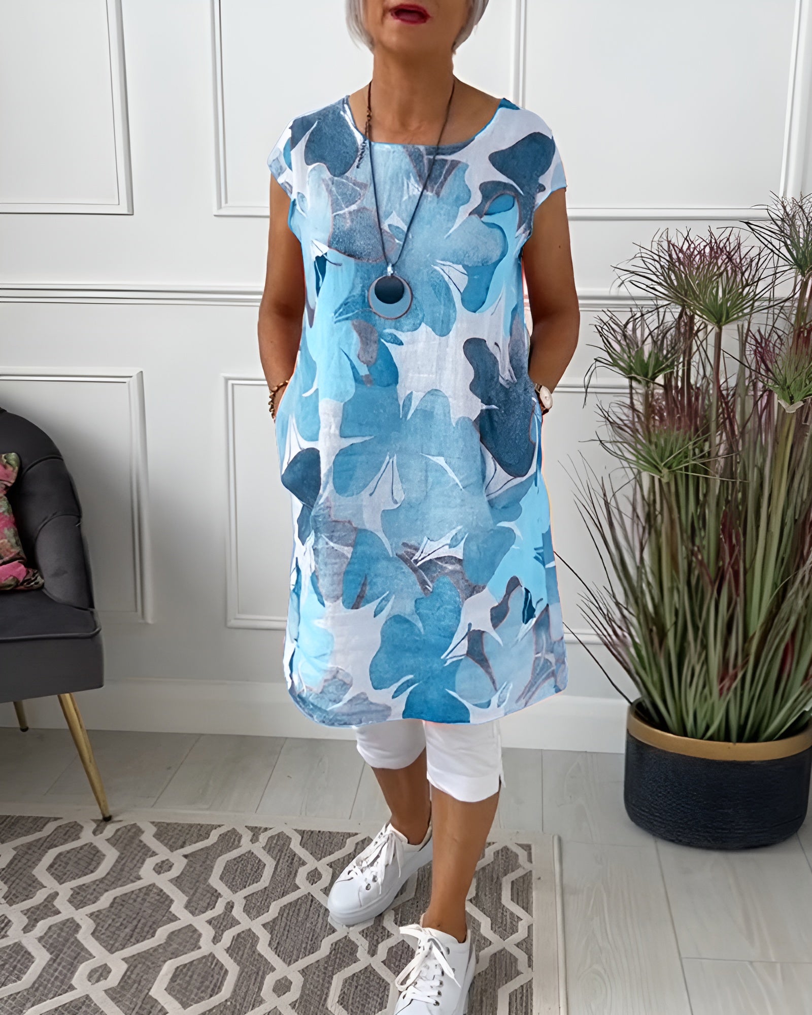 ELINA | LONG FLOWER TOP
