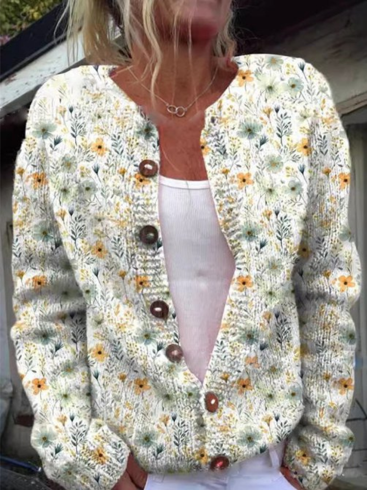 ADELINE | FLORAL CARDIGAN