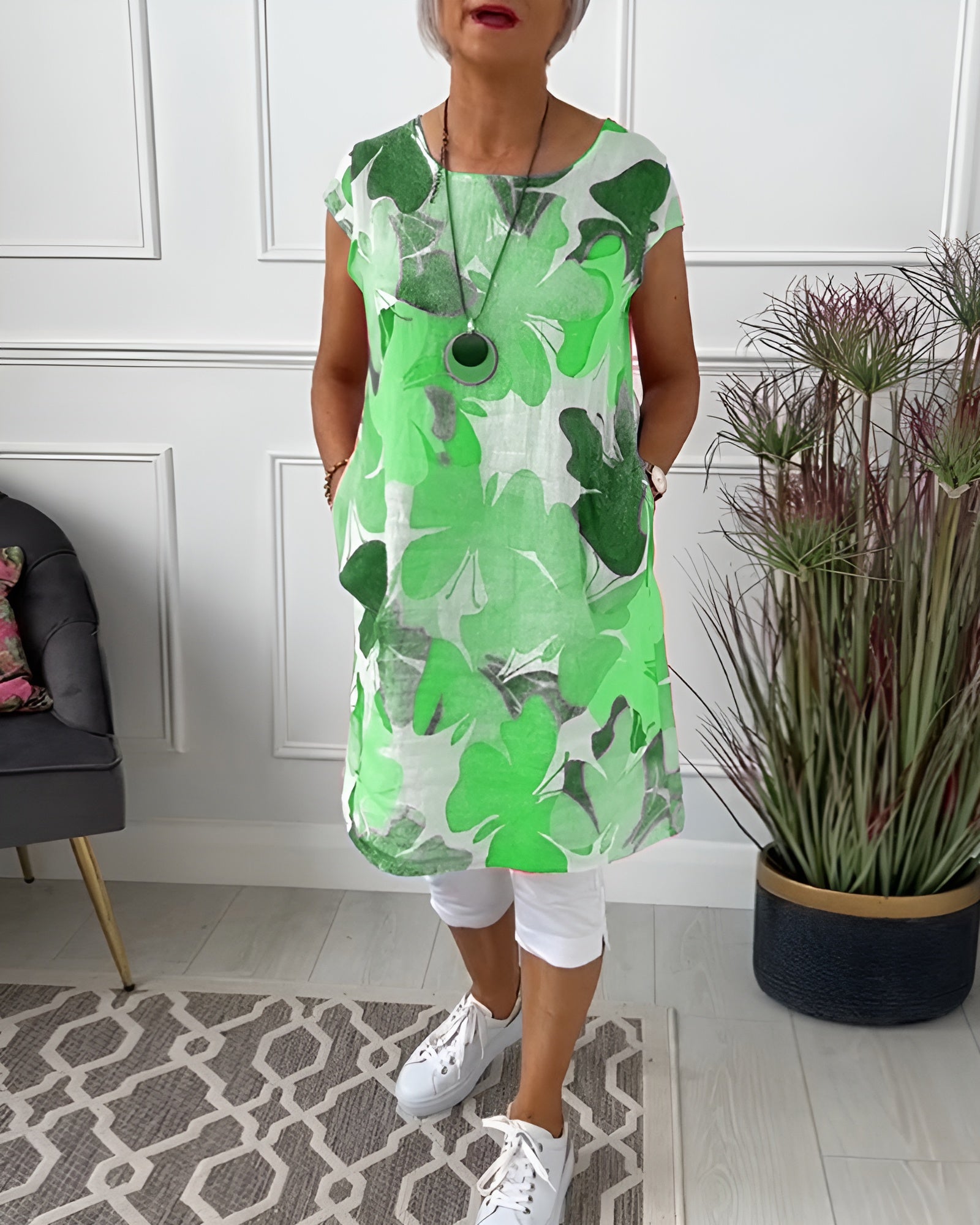 ELINA | LONG FLOWER TOP
