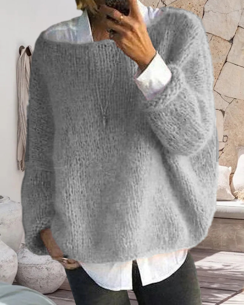 Annabel™ | Pullover in Neck Colour