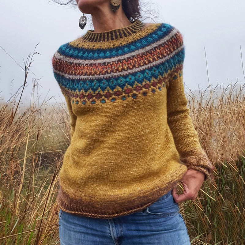 Aroha™ – Colored Knitted Sweater
