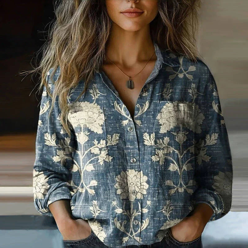 HERA I VINTAGE PRINTED BLOUSE