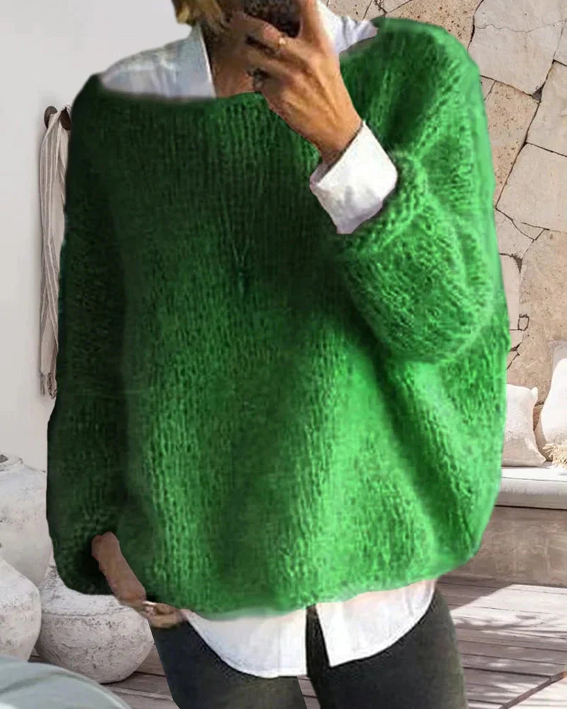 Annabel™ | Pullover in Neck Colour