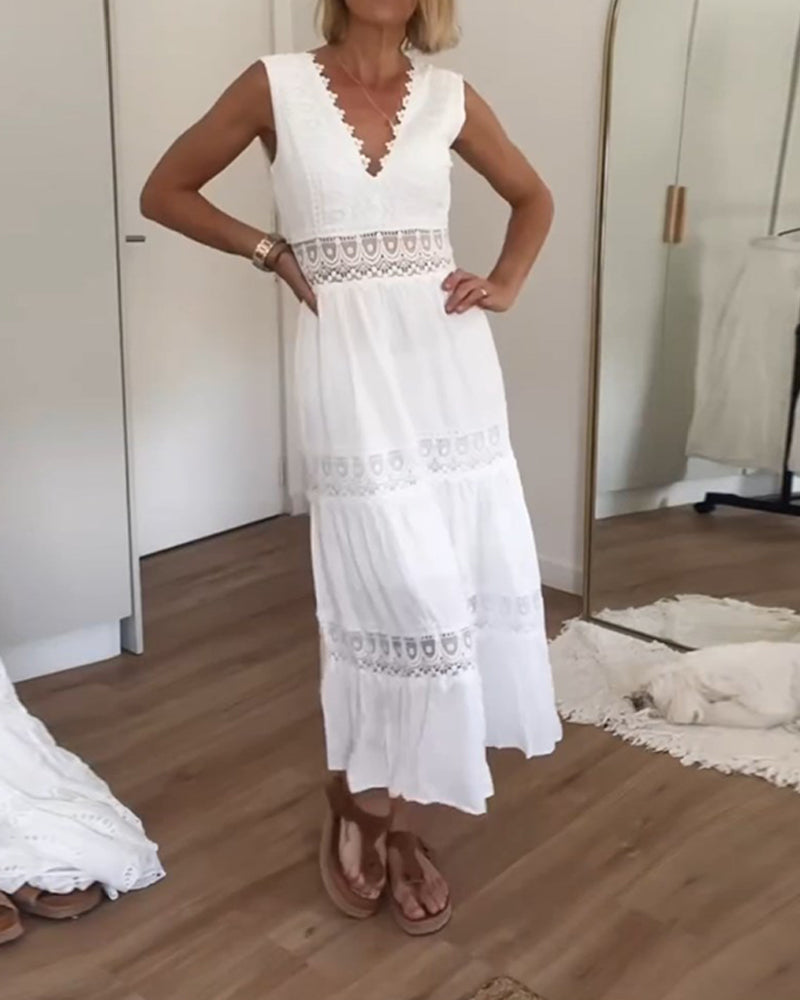 Clover - WHITE LACE DRESS SALE