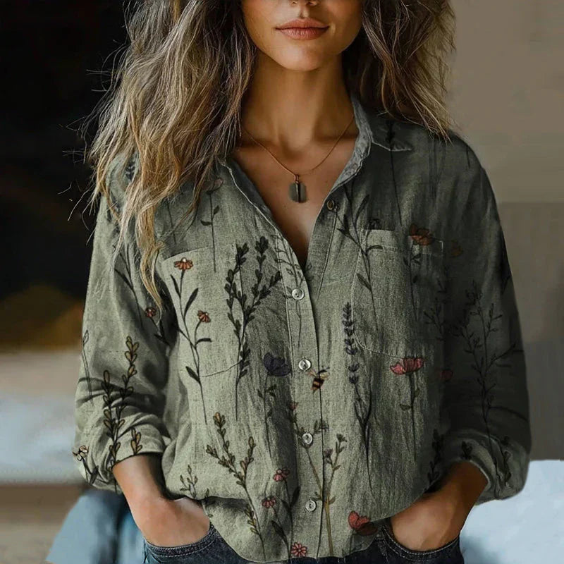 HERA I VINTAGE PRINTED BLOUSE
