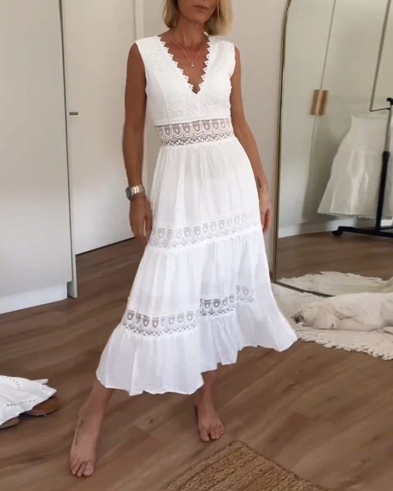 Clover - WHITE LACE DRESS SALE