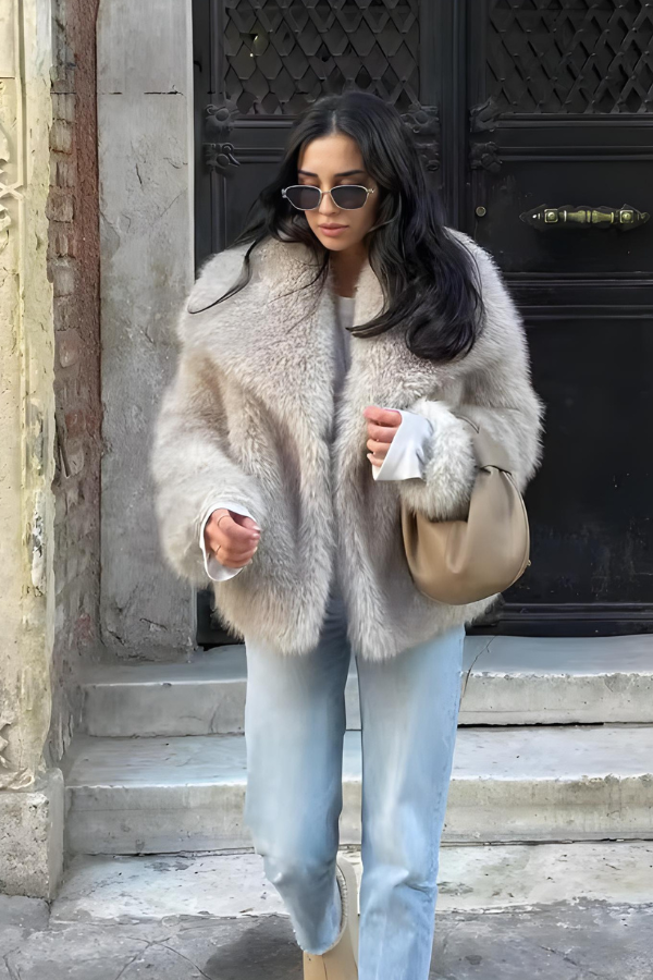 ANNA | FAUX FUR COAT