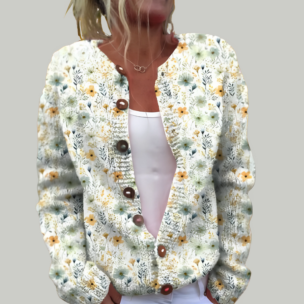 Emberly | Floral Print Cardigan