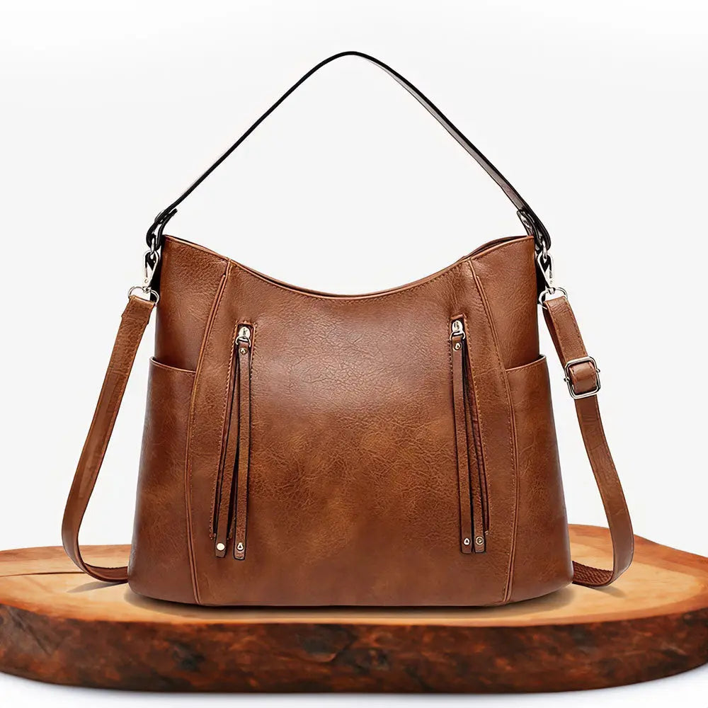 Evelyn’s Sophisticated Style | Luxurious Shoulder Bag