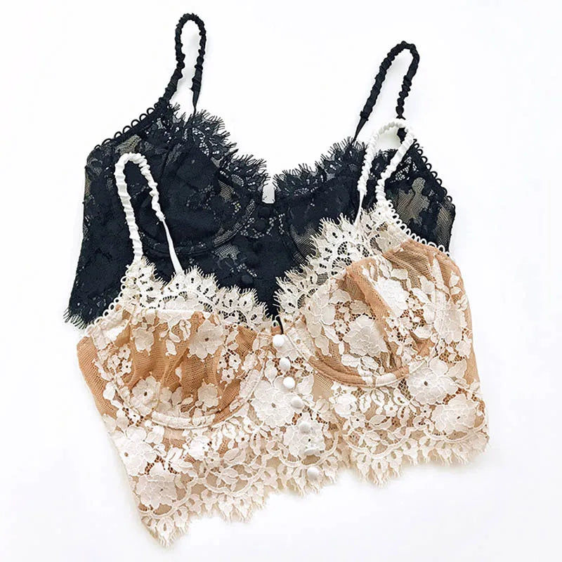 Pia - Elegant Lace Push Up Lingerie