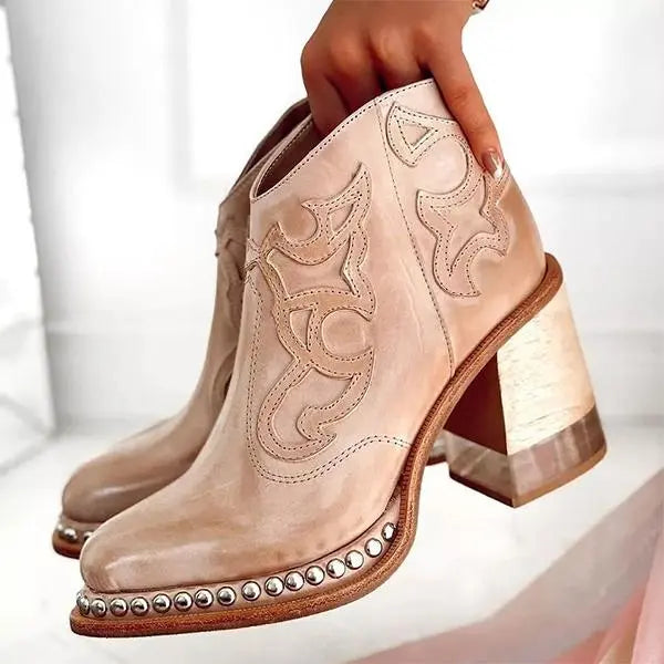 Norwich Embroidered Mid Boots