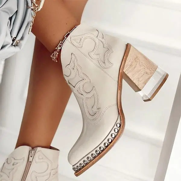 Norwich Embroidered Mid Boots