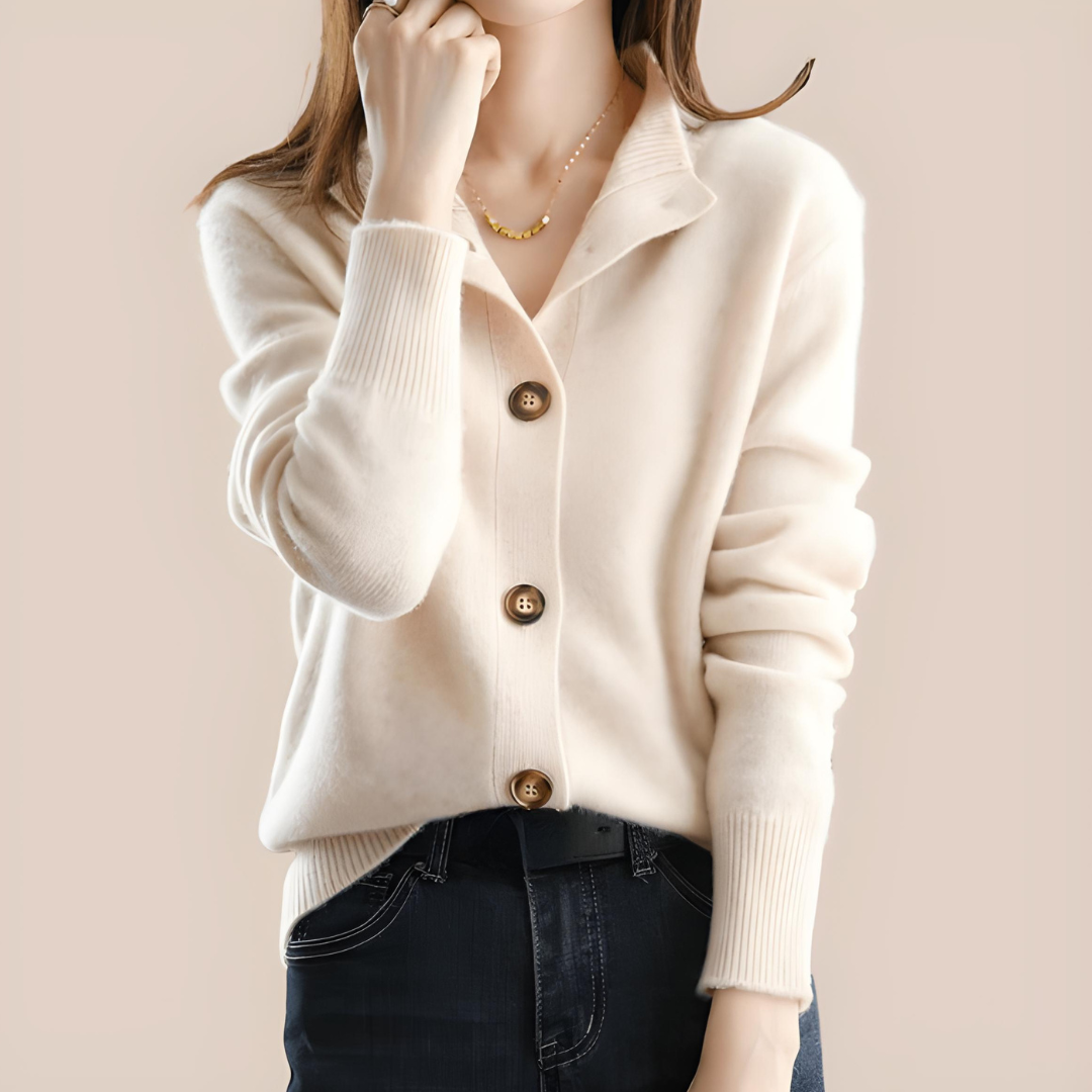 ALLI - CASHMERE KNITTED CARDIGAN