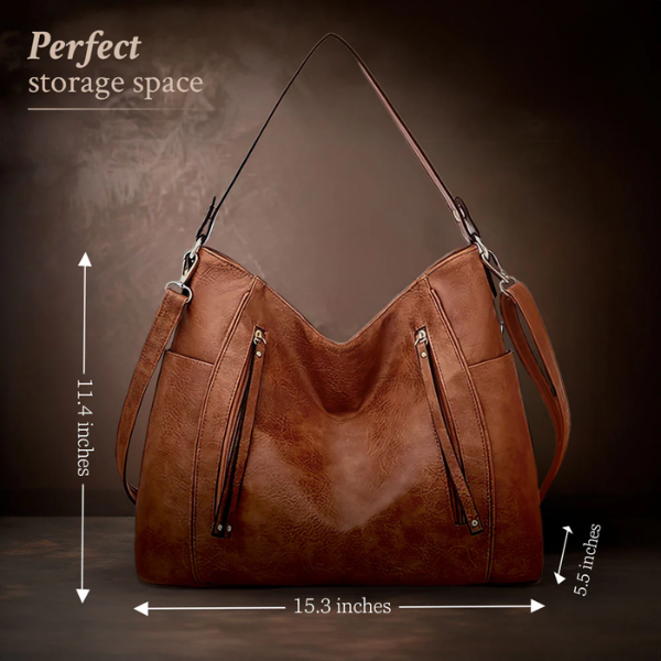 Evelyn’s Sophisticated Style | Luxurious Shoulder Bag