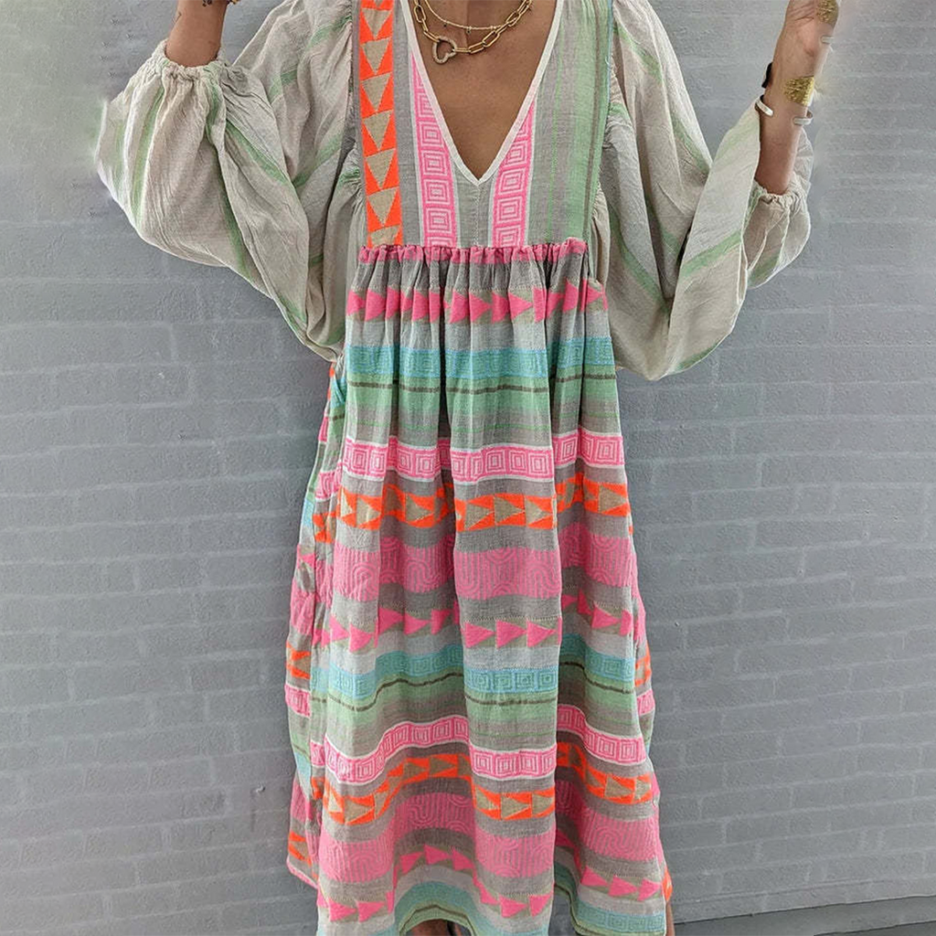 Sabrina - Comfortable Boho Dress