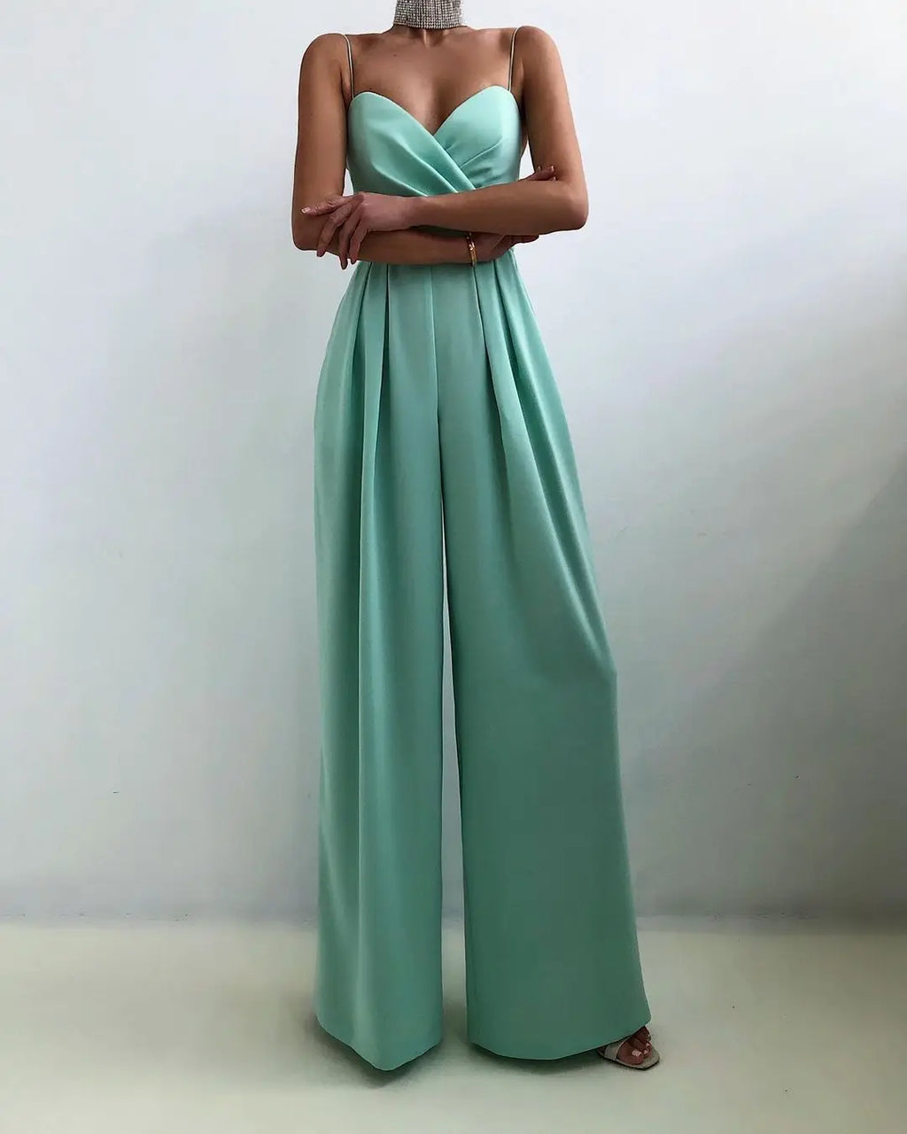Sofia | Fluid Jumpsuit met Elegante Plissé
