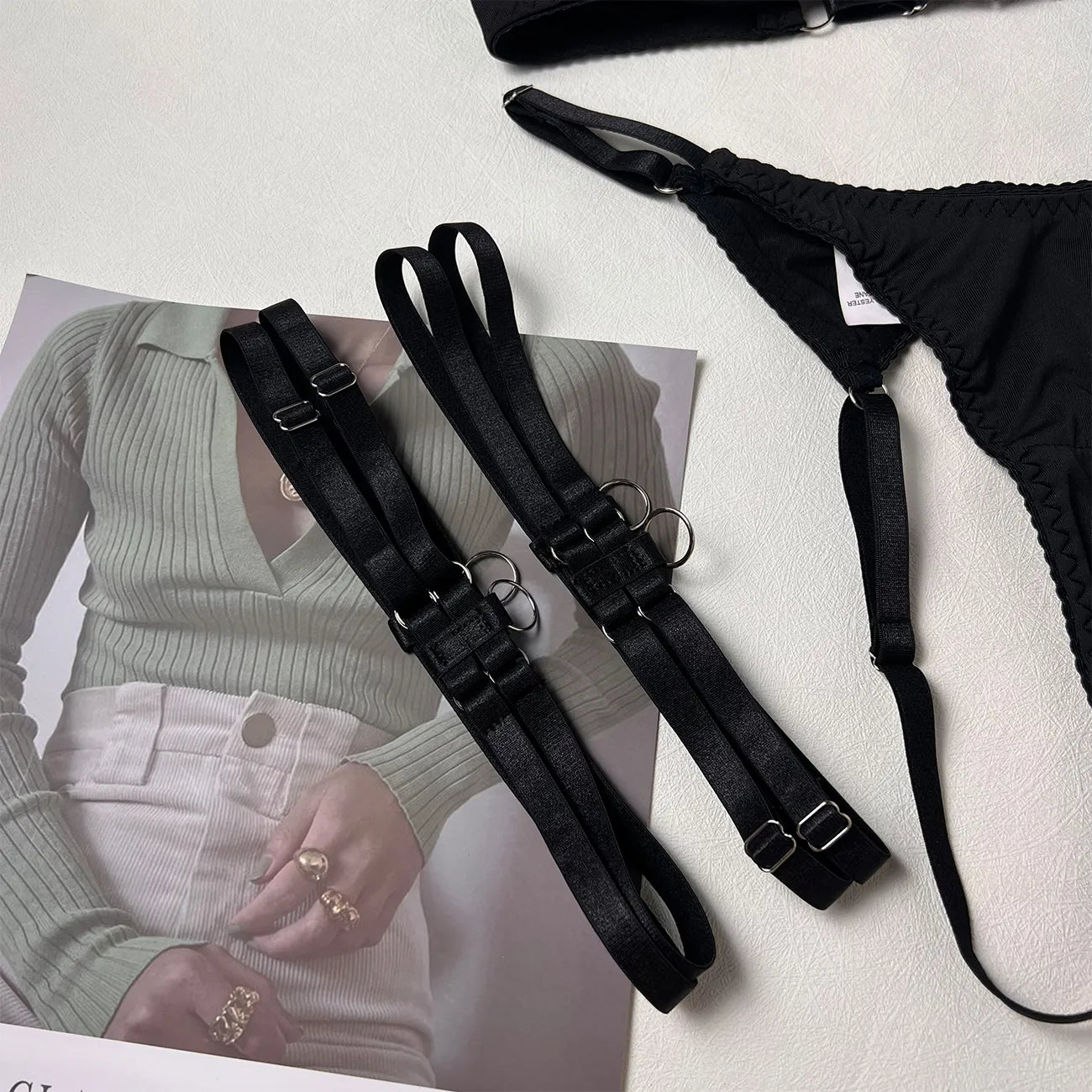 Akira - Sultry Adjustable Straps Lingerie