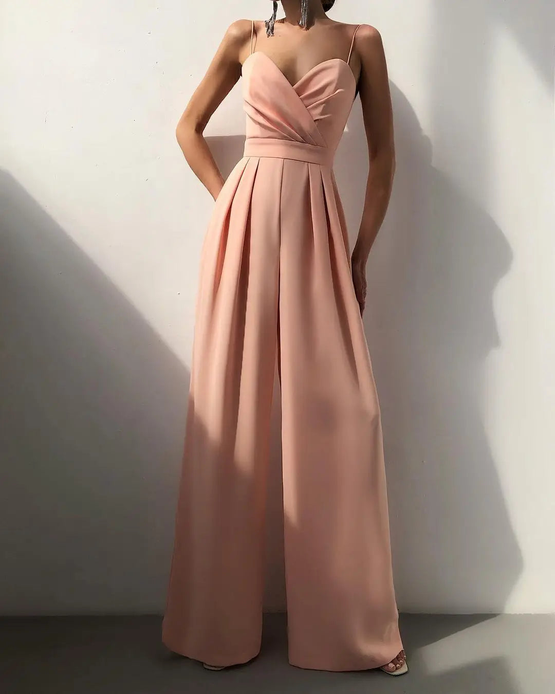 Sofia | Fluid Jumpsuit met Elegante Plissé