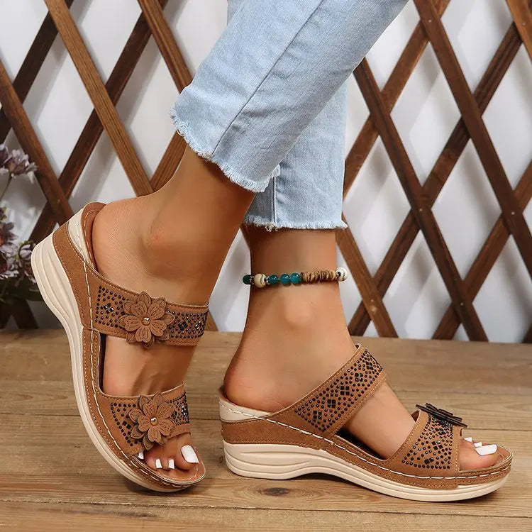 Mia™ - Orthopedic Open Toe Wedge Sandals