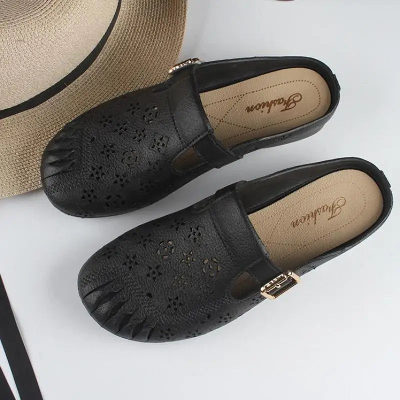 Grace™ - Stylish Closed Toe Hollow Out Sandals
