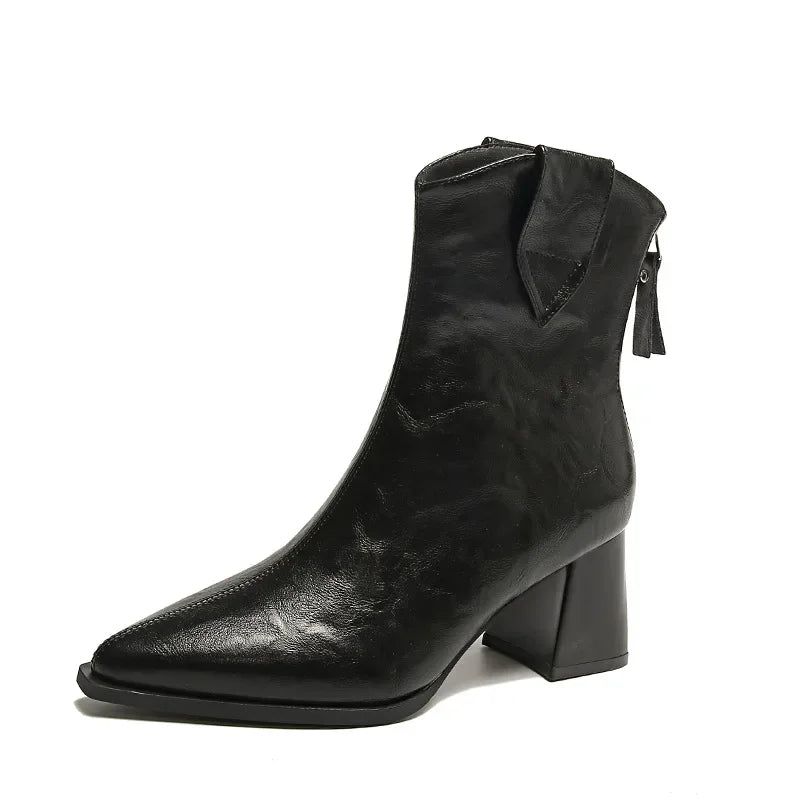 Vintage High Heel Chelsea Boots