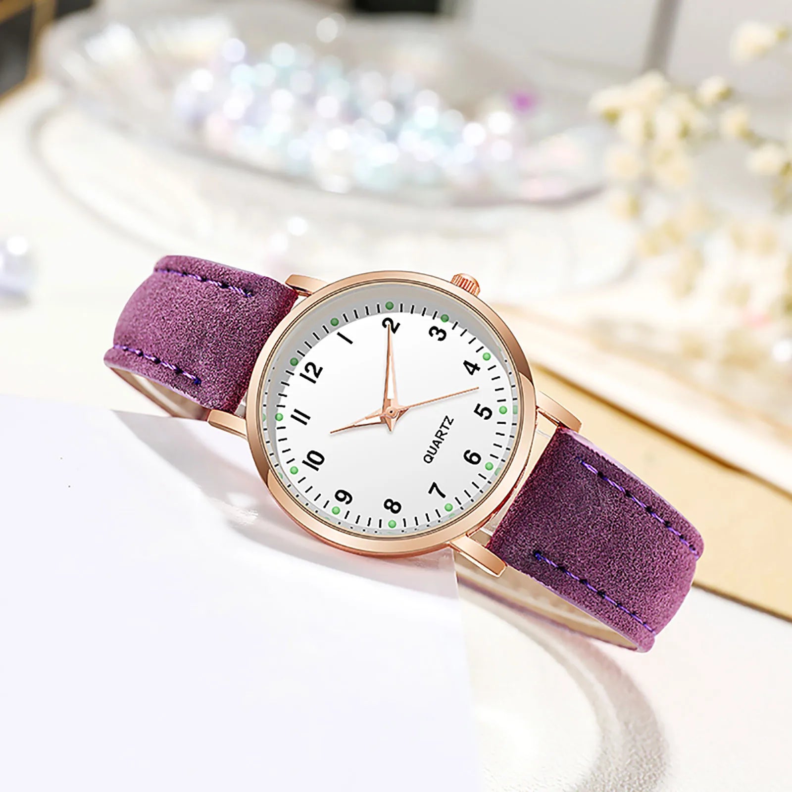 Natalie | Fashion watch with glow-in-dark dial