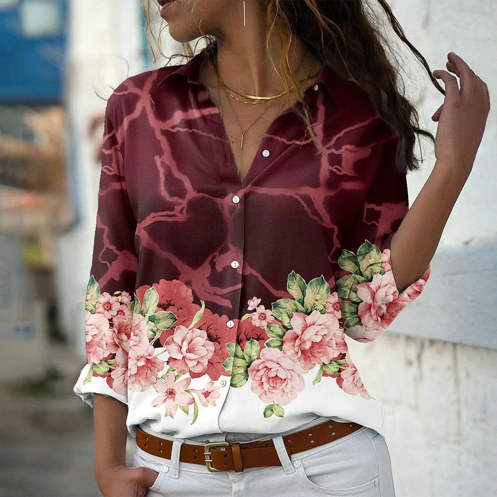 ZEYNA I STYLISH PRINTED BLOUSE